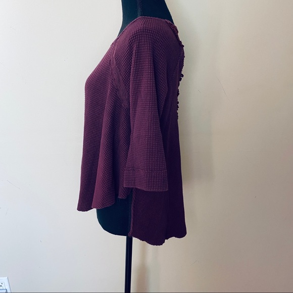 Size S | Free People Hi-Lo Lace Back Shirt - Picture 12 of 14